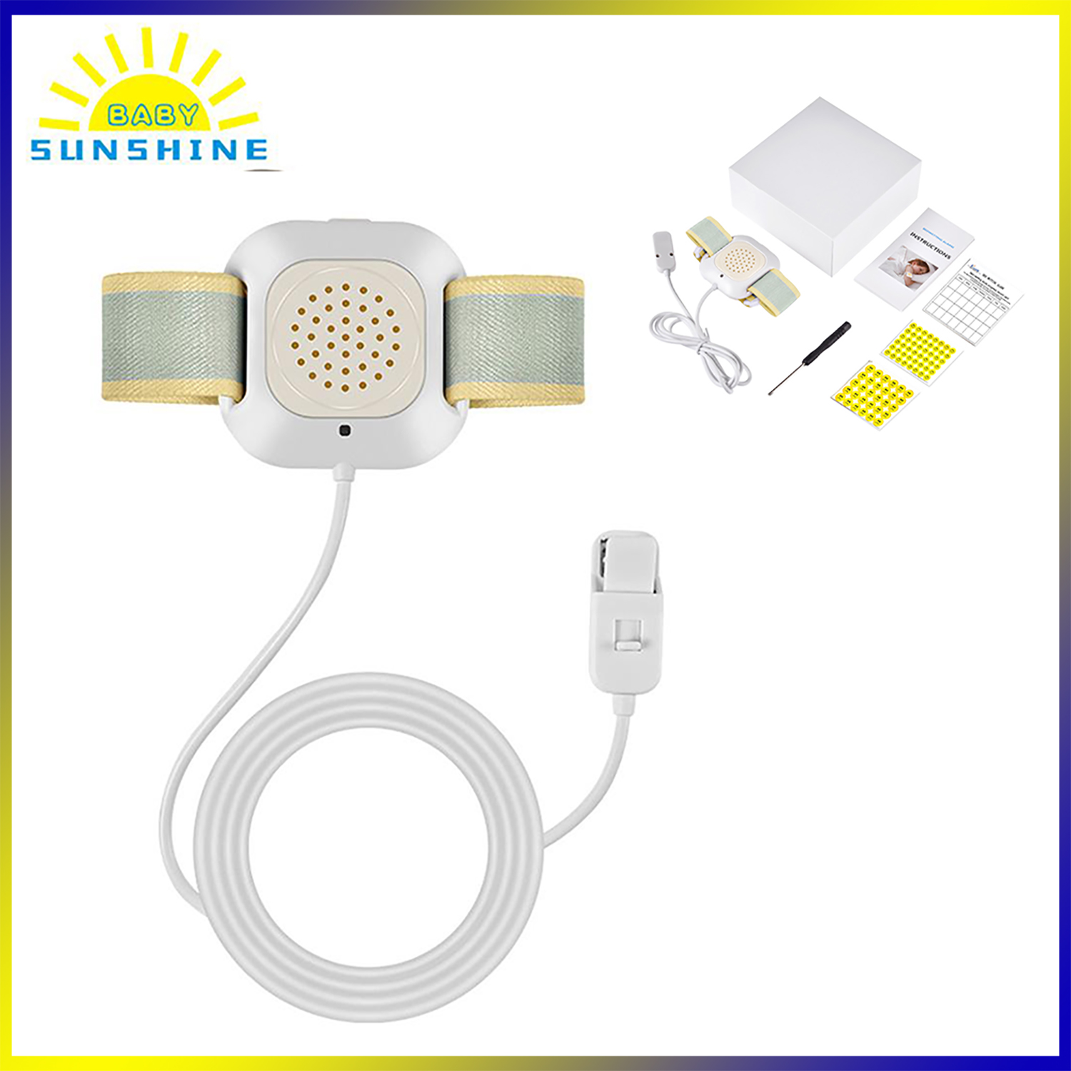 Professional Arm Wear Bedwetting Alarm Adult Baby Sensor Enuresis Alarm Vibration Child Potty Training for Baby Kids Elders