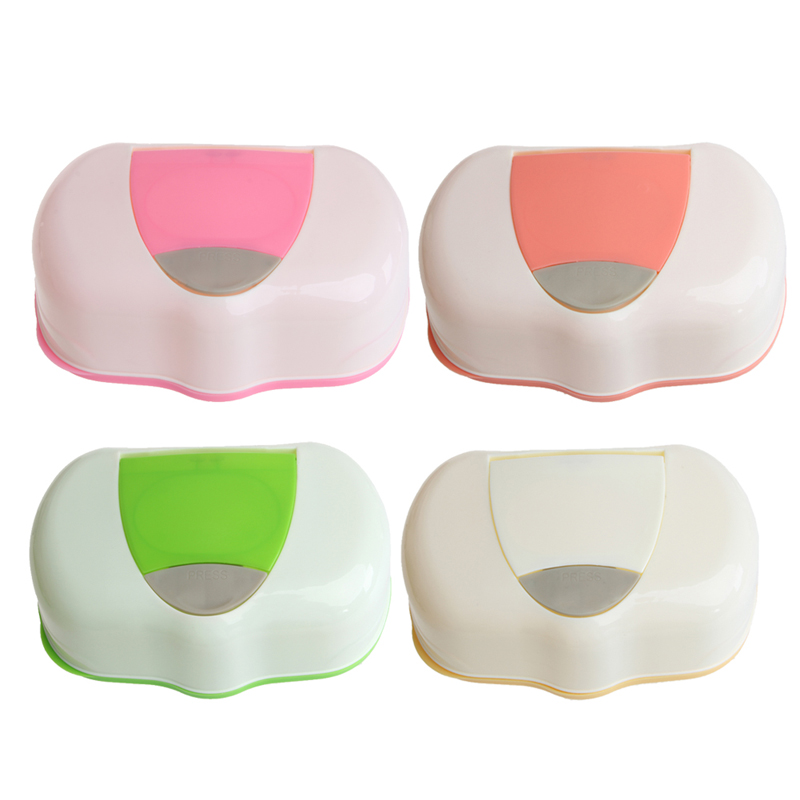 Dry Wet Tissue Paper Case Baby Wipes Napkin Storage Box Plastic Holder Container