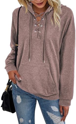 Lylinan Womens Sweaters Long Sleeve Shirts Tops Fall Fashion Sweatshirt for Women Hoodies Casual Trendy Outfits