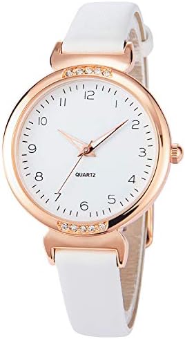 NUOVO Women Watch Silicone Watch for Ladies Sports Watch Casual Watch Crystal Accented Leather Strap Watch Analog Display Watch